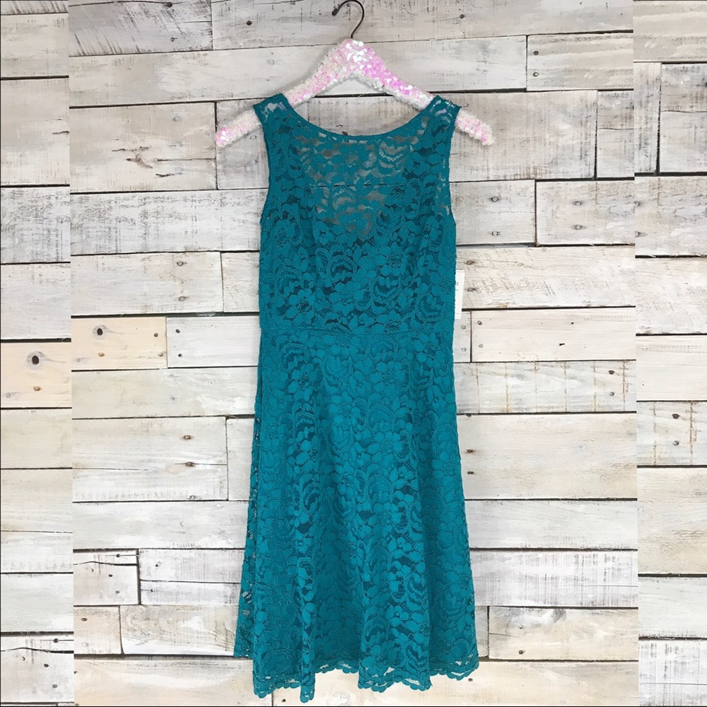 Lace Bridesmaid dress. Teal. Turquoise.